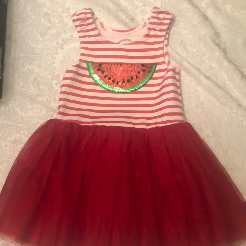 Pastourelle Pippa & Julie  sequin watermelon dress